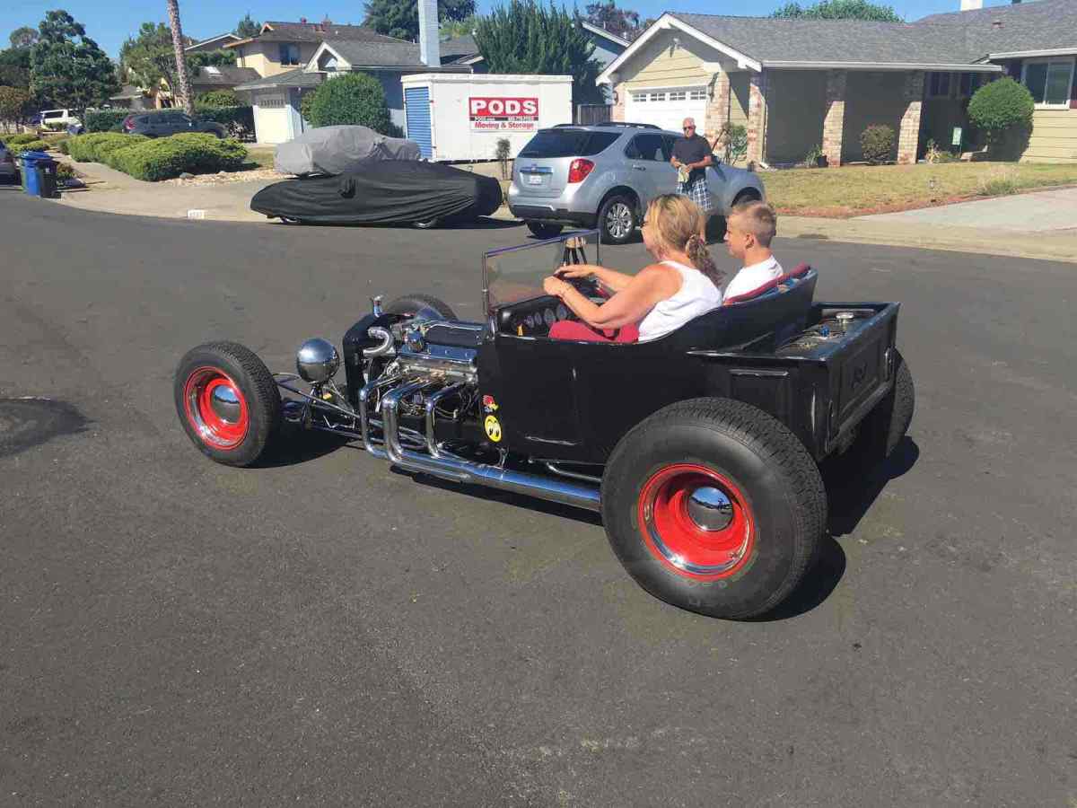1923 ford t bucket pickup black rwd automatic