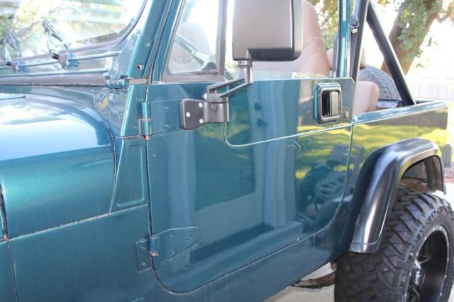 1989 green jeep wrangler sahara v6 manual new 20" fuel maverick rims nitto tires