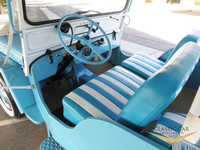 1960 willy's surrey gala jeep - super rare ca jeep - stunning restoration!