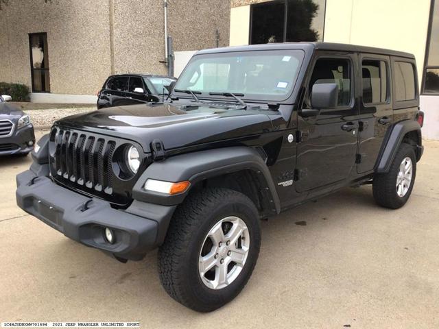 2021 jeep wrangler unlimited sport