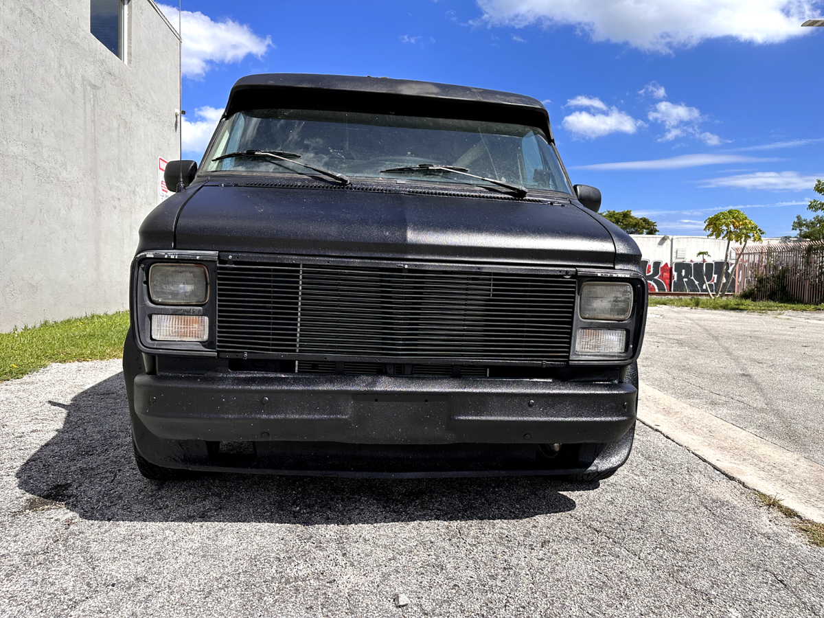1991 chevrolet g20 van black rwd automatic ls swap restomod