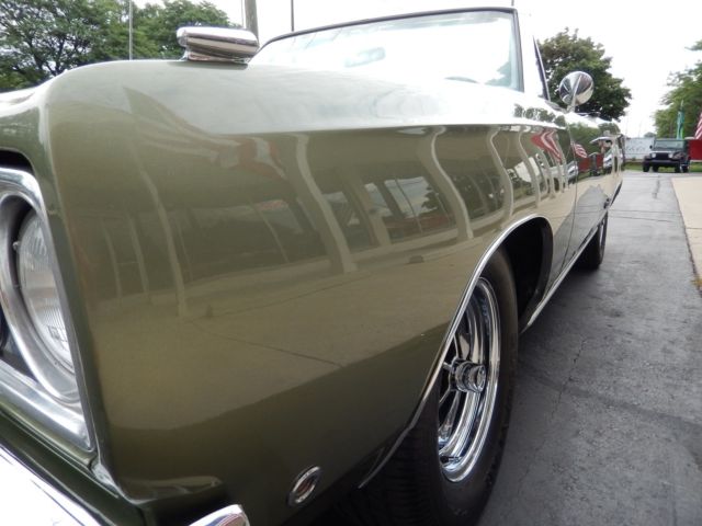 1968 plymouth gtx convertible avocado green 440 automatic rare mopar muscle
