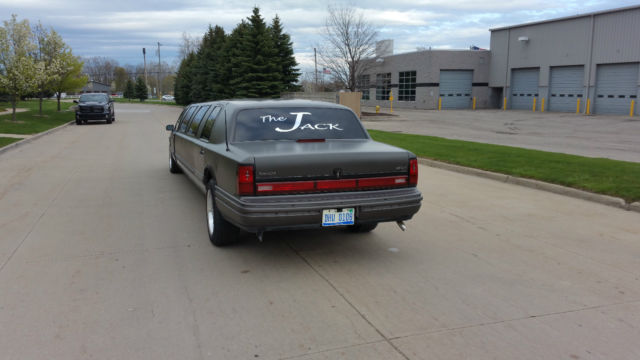 custom classic lincoln town car stretched limo, hot rod / rat rod