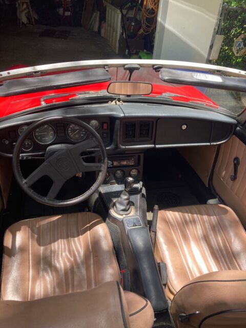 1977 mg mgb convertible red rwd manual standard