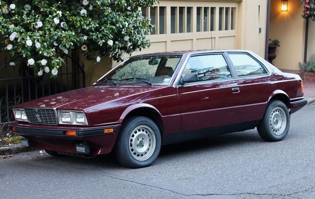 1984 maserati biturbo. one owner, 24k miles, always garaged, the best available!