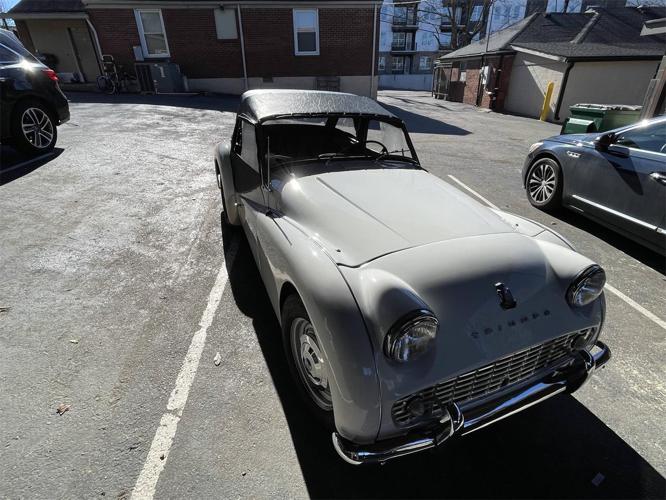 1962 triumph tr3b in bennington, vermont