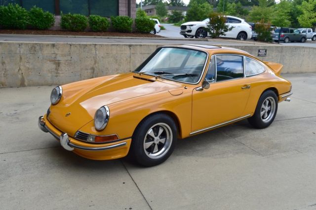 1966 porsche 912 911 outlaw 1970 911t engine bahama yellow 2.7 rs clone fuchs