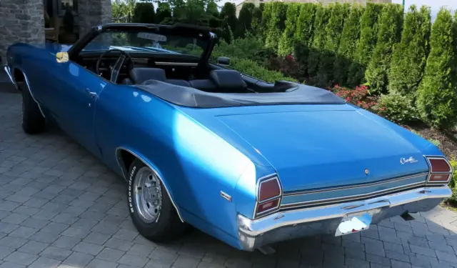 1969 chevrolet chevelle malibu convertible w/new 350cid/330hp gm crate motor