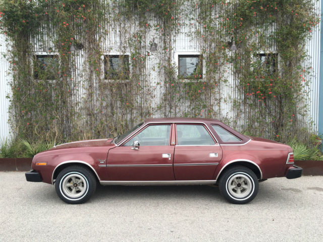 original low mileage 1982 amc concord dl with cold a/c and vintage mags