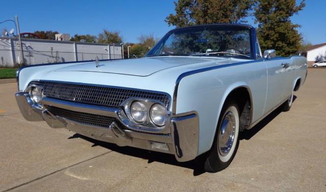 1961 lincoln continental suicide door 80,720 miles blue haze 430 c.i. automatic