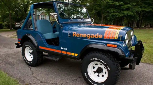 1979 jeep cj5 renegade * off frame rotisserie restored * factory ensign blue