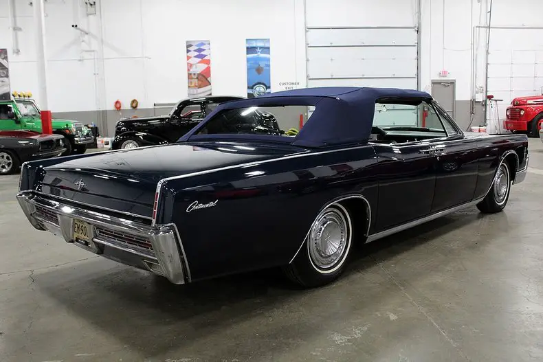 1966 lincoln continental 75028 miles blue convertible 462ci v8 automatic