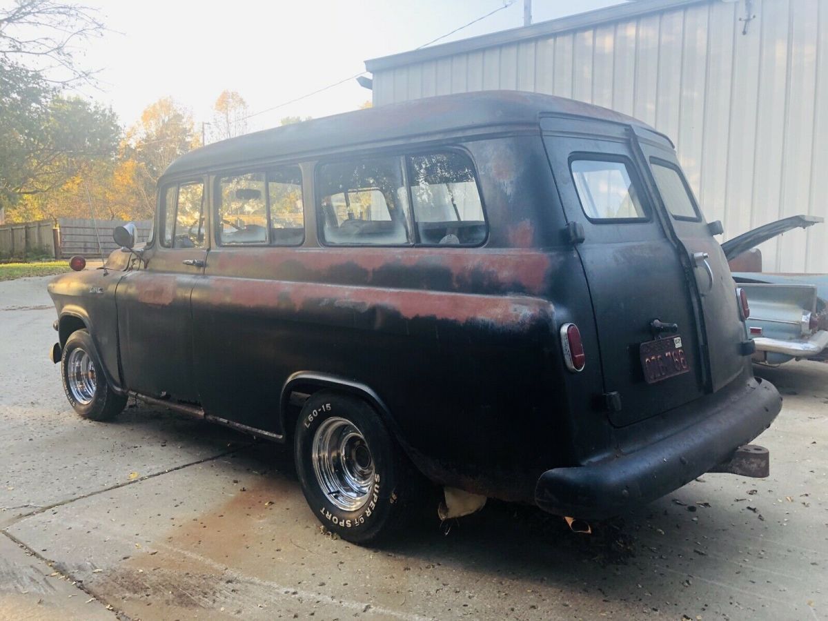 1957 gmc suburban hot rat rod patina advertising shop truck 1955 1956 1958 1959