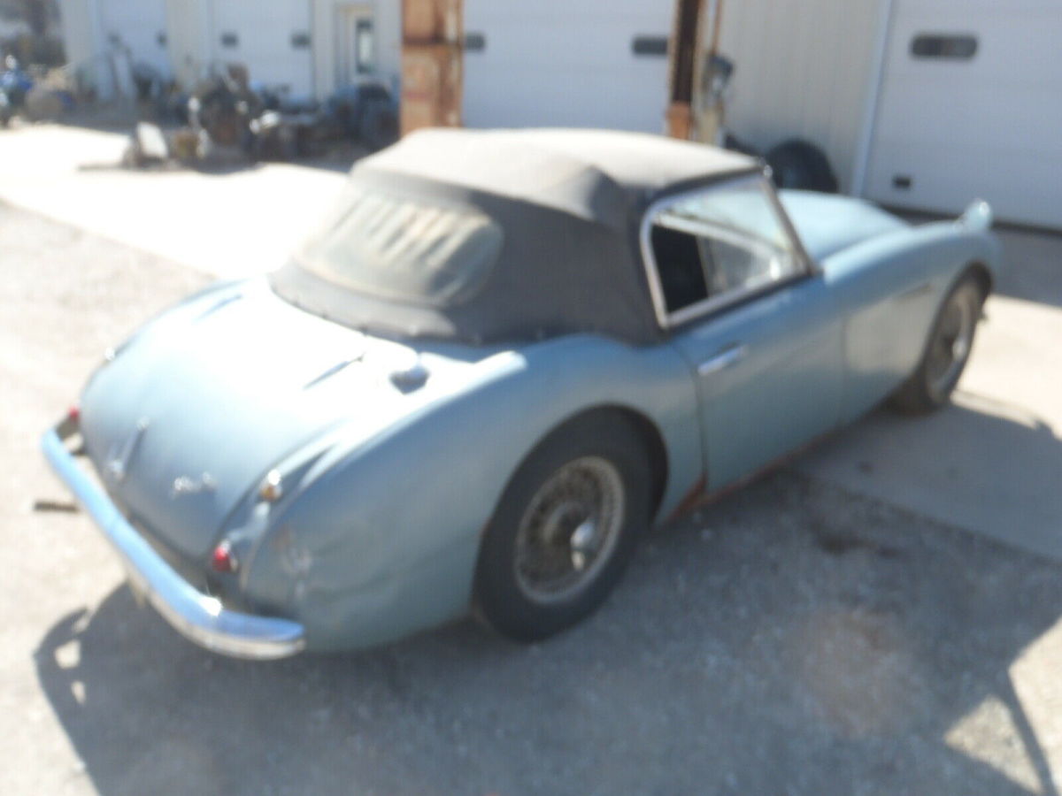 1957 austin healey 100-6 bn4 original stored since 1975 complete running car 57