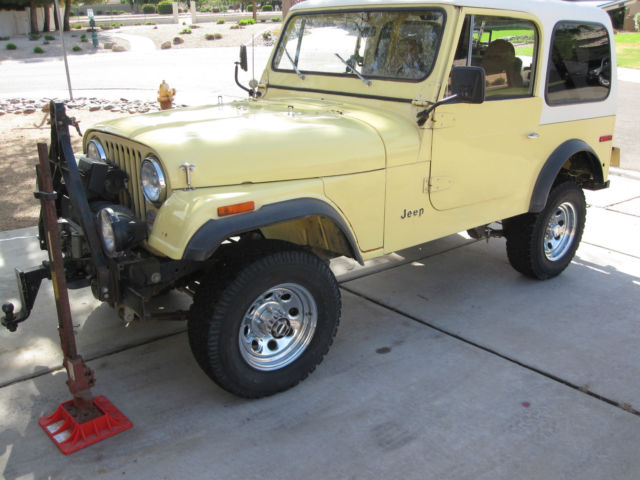 1980 jeep cj7 base sport utility 2-door 2.5l