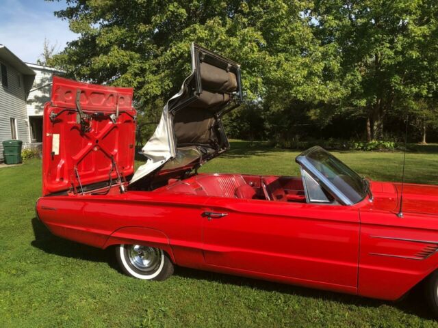 1965 ford thunderbird convertible 390 cid v8 3 speed auto. ground up restoration