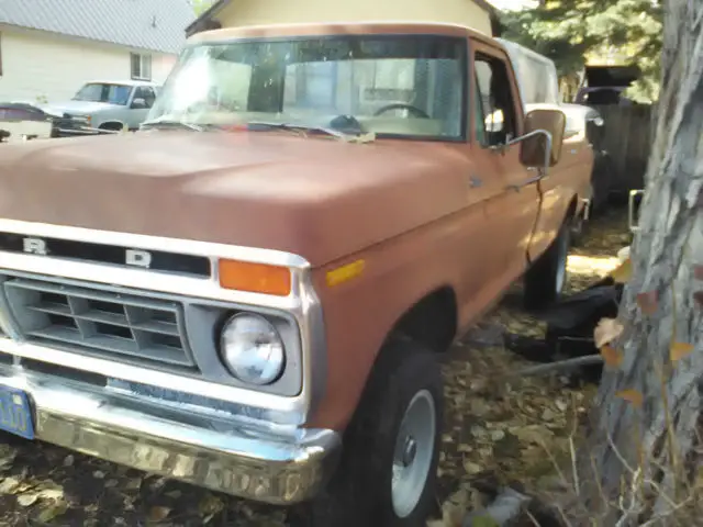 1977 ford f-150 custom cab & chassis 2-door 5.8l
