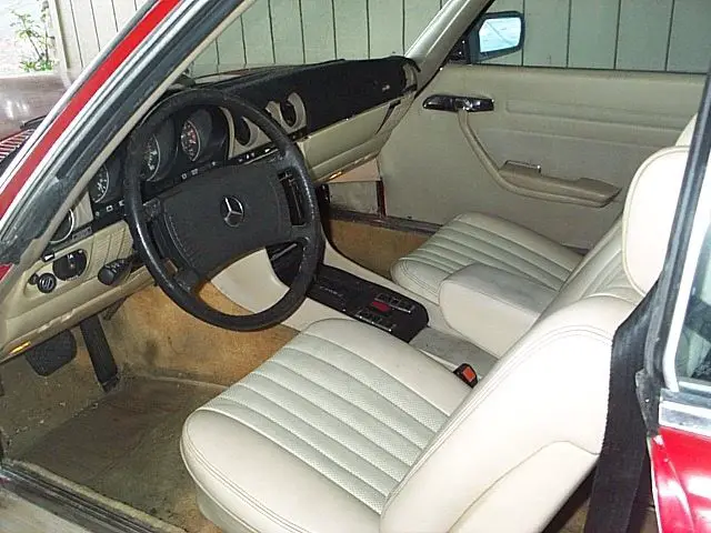 red, good body, engine, etc