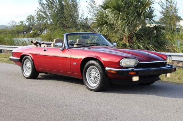 54,000 miles v12 xj-s cabriolet immaculte nonsmoker florida stunning convertible