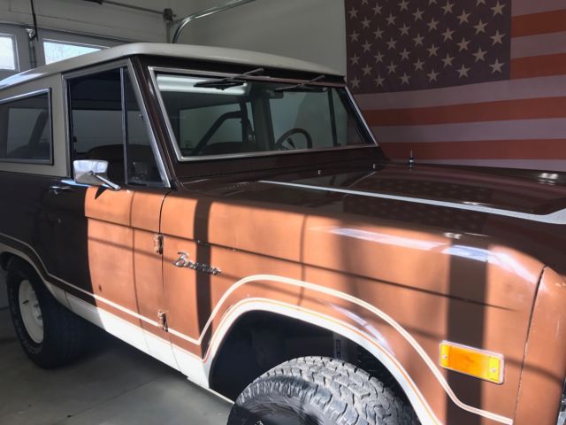 california original uncut 1975 ford bronco ranger - ps, pb, 302 v8, auto c4