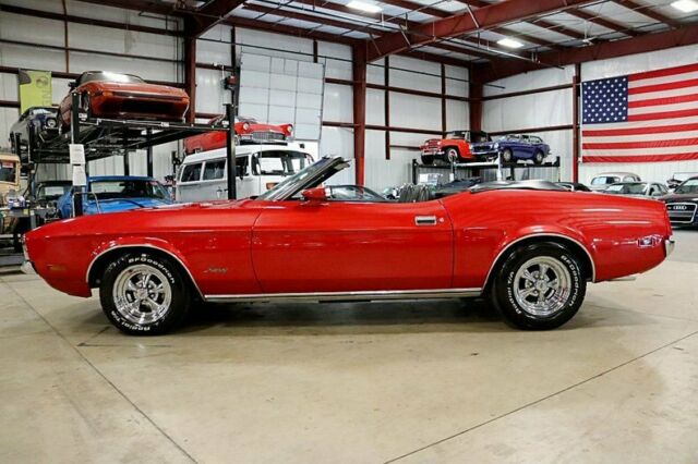 1972 ford mustang convertible 71329 miles candy apple red metallic convertible 3