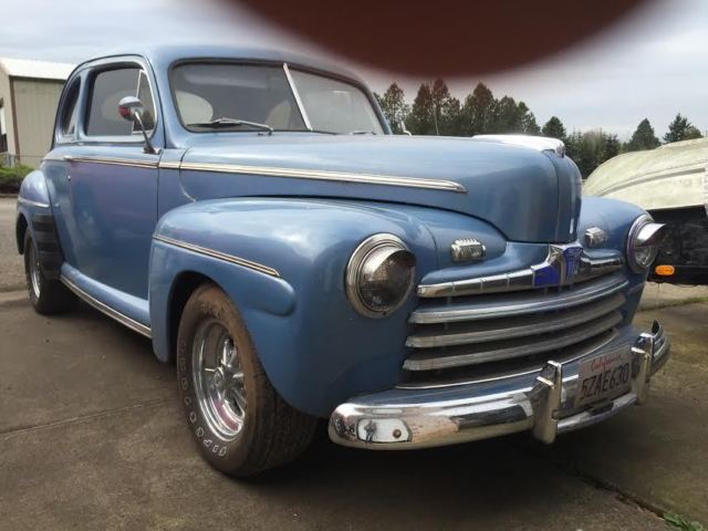 1946 ford coupe deluxe v8 hotrod cruiser -- no reserve auction