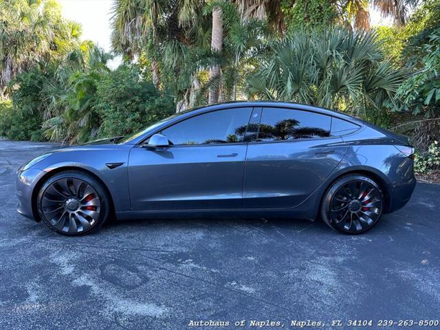2022 tesla model 3 performance