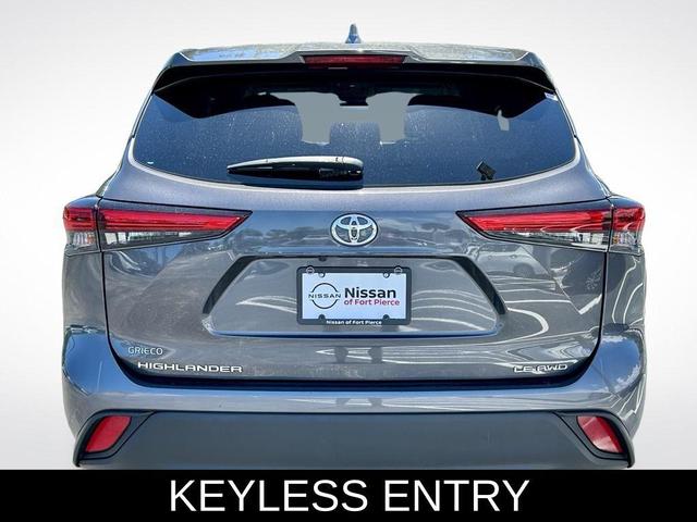 2021 toyota highlander le