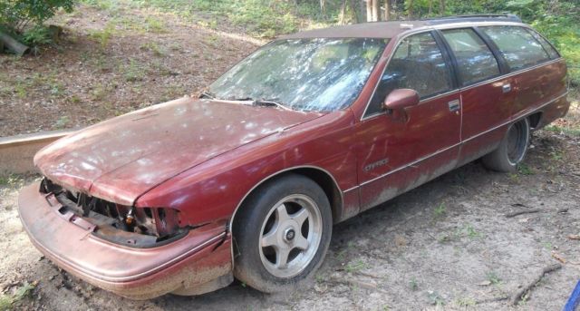 1991 chevrolet caprice classic wagon 4-door 5.0l parts car clean title