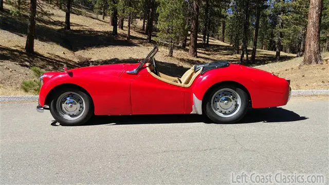 1954 triumph tr2 long door overdrive roadster - frame-off nut/bolt restoration