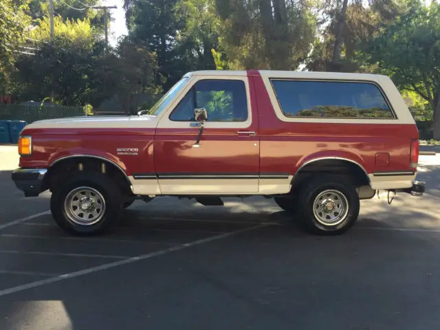 1988 ford bronco xlt / 66,700 original miles / one owner / ca car / clear title