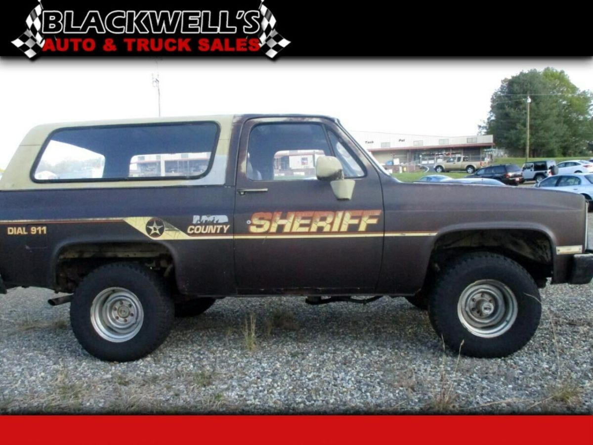 1985 chevrolet k blazer millitary 53206 miles brown 6.2 automatic