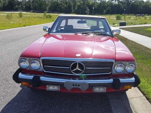 1987 mercedes-benz 560sl r107 2 door roadster with factory hard top