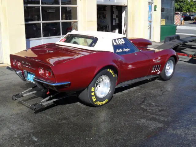 1969 chevrolet corvette automatic rwd v8 5.7l gasoline