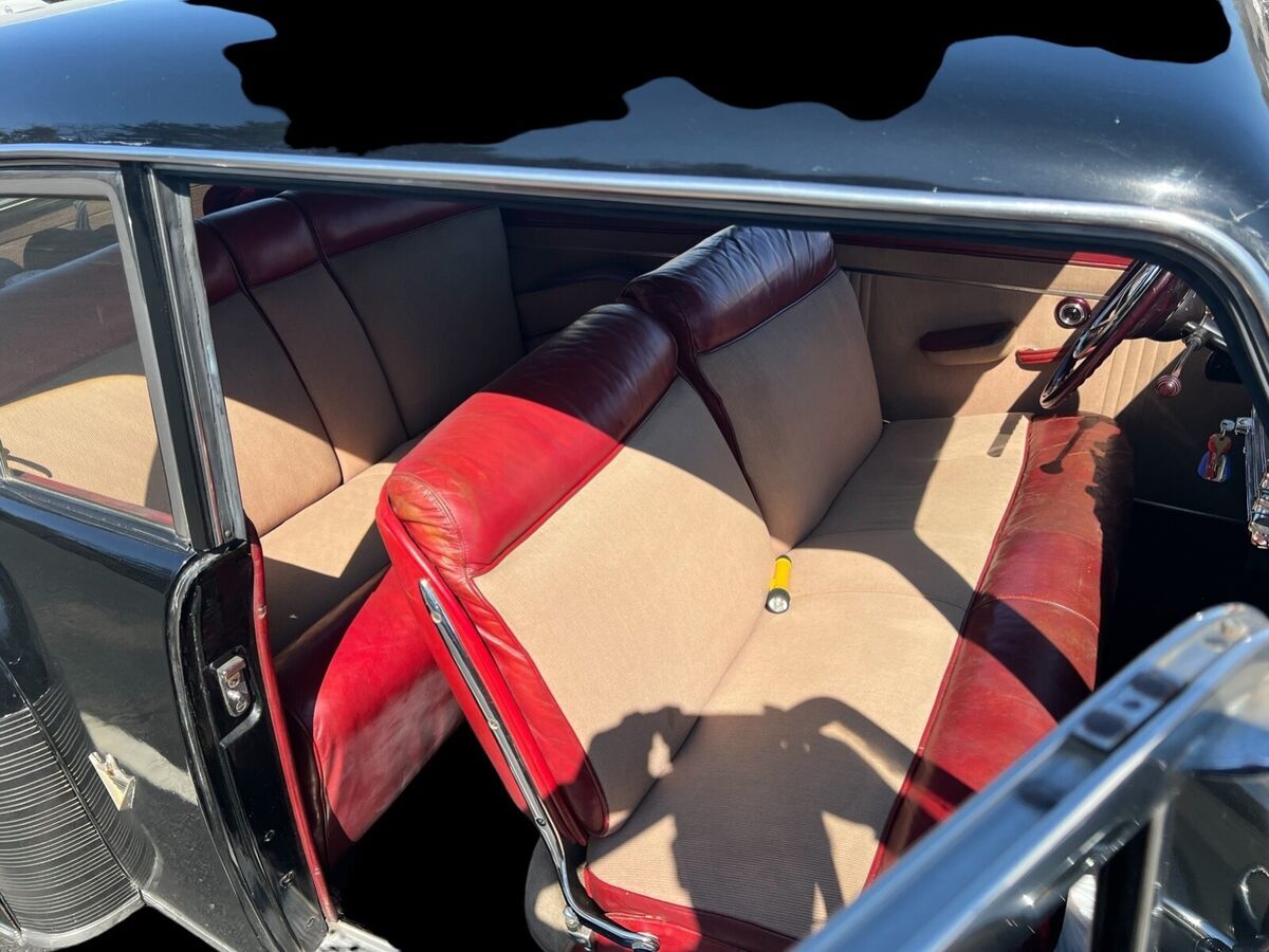 1947 black lincoln continental coupe v12 292 cubic inch 2 door 50,000 miles nice