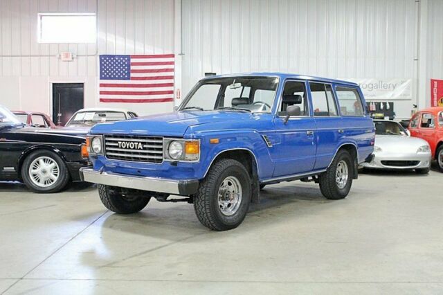 1984 toyota land cruiser fj-60 158774 miles blue suv 2f 4.2l i6 4-speed manual