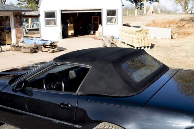 1986 chevrolet corvette convertible black rwd automatic