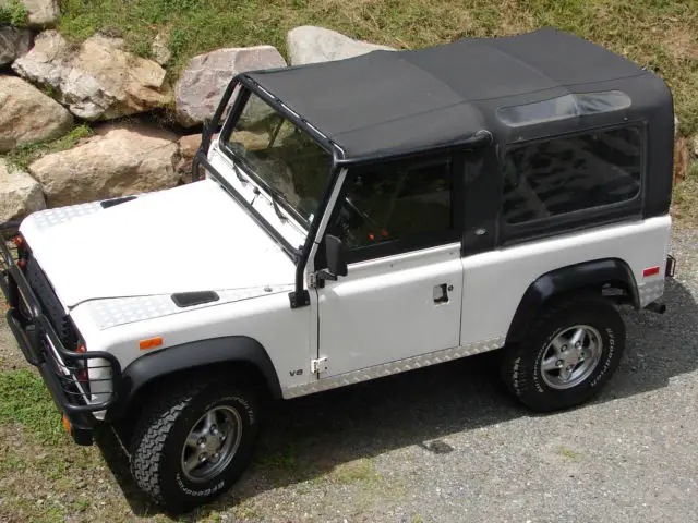 1994 land rover defender-90 original 65.500 miles softop convertible manual 5spd