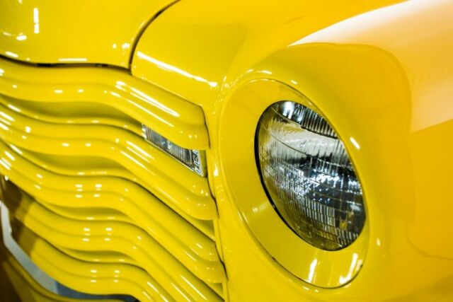 1953 chevrolet pickup 5 window yellow