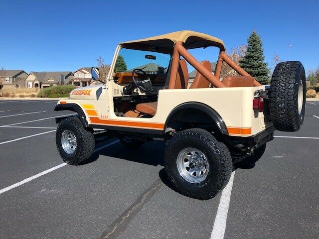 1984 cj-7 renegade almond beige california/arizona jeep rust free solid