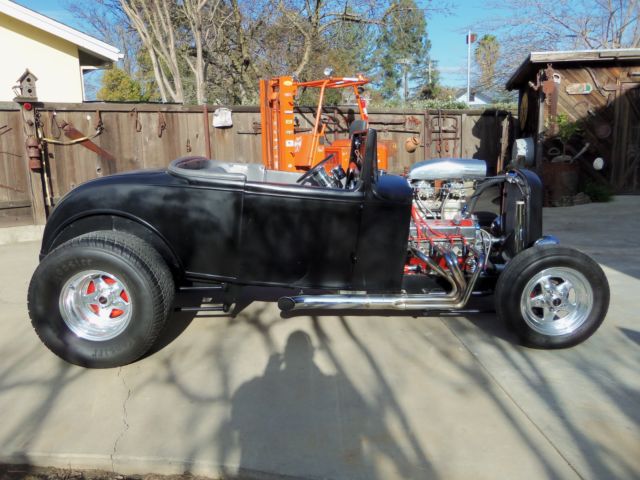 1931 ford roadster steel body roller motor aluminum heads 1932 grill hot rod sbc