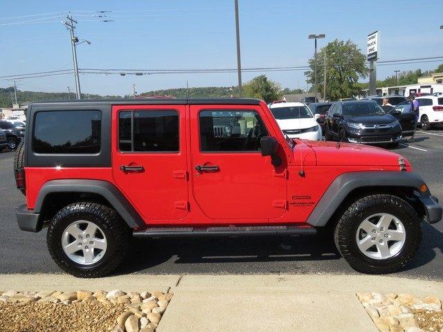 used 2015 jeep wrangler 4wd unlimited sport fayetteville, tn 37334 for sale in fayetteville, tennessee