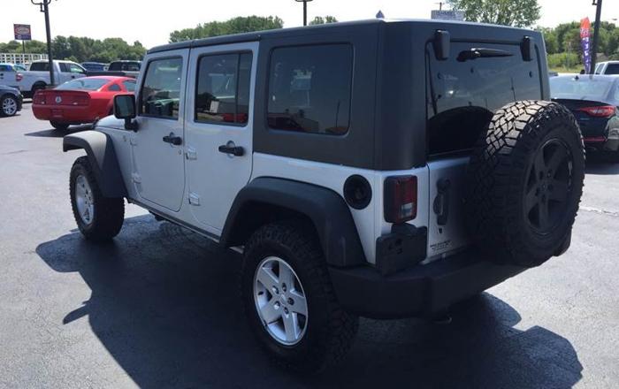 used 2011 jeep wrangler 4wd unlimited sport otterbein, in 47970 for sale in otterbein, indiana