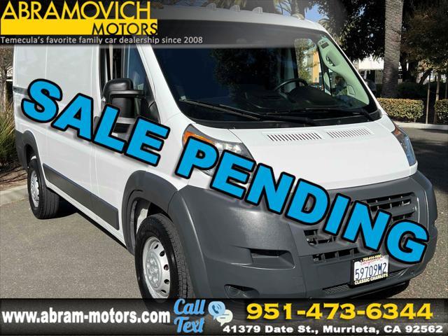 2017 ram promaster 1500 low roof