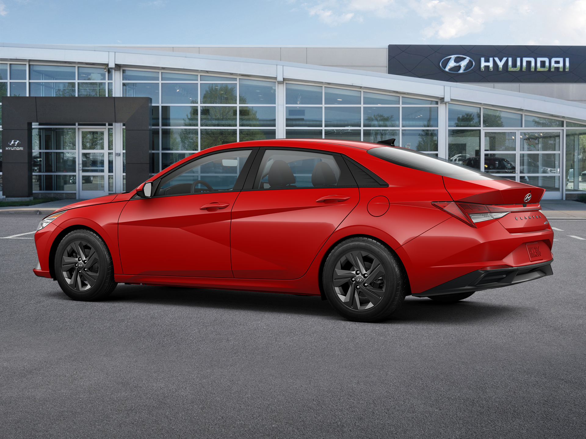 2023 hyundai elantra hybrid blue