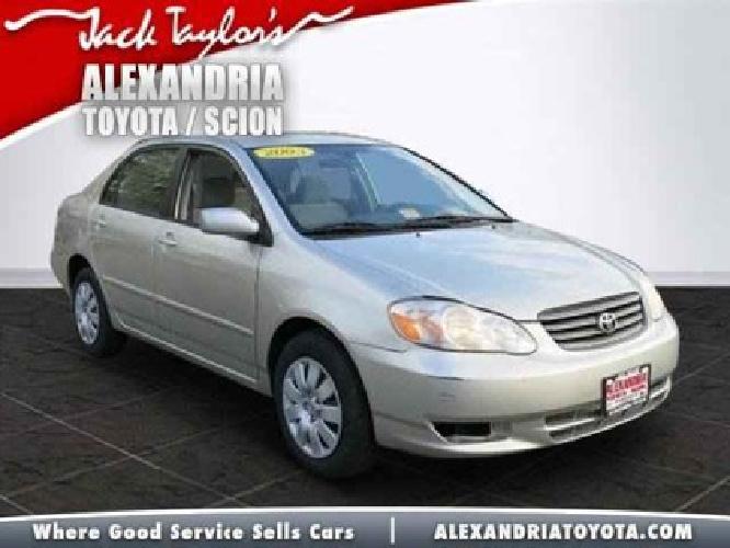 2003 toyota corolla in alexandria, va