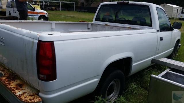 1994 gmc sierra c/k 1500 4.3l v6 white standard pickup truck