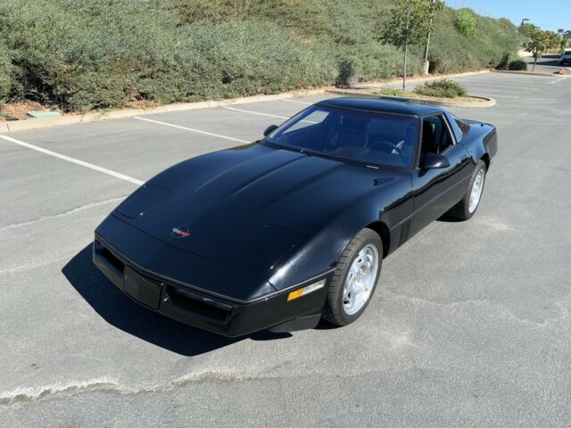 1990 chevrolet corvette zr1 26845 miles black coupe 6 speed manual