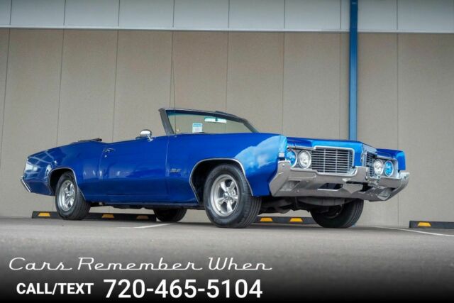convertible extremely clean convertible cruiser rocket 455 th400 blue