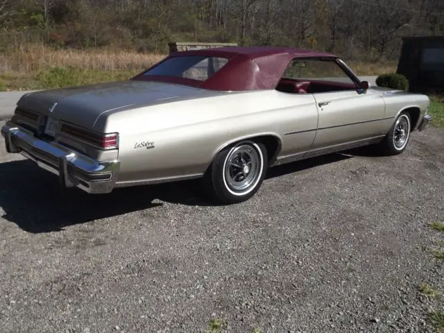 1974 buick lesabre luxus convertible, great driver, handsome color combo!